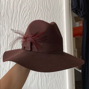 Wide Brim Floppy Fedora